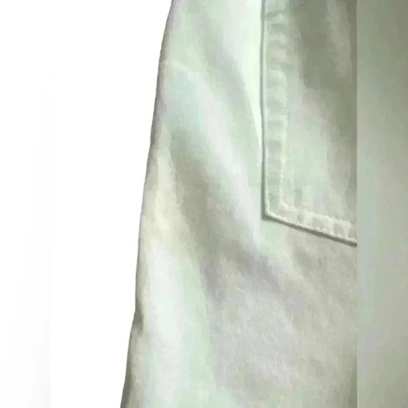 J. McLaughlin White Denim Straight Cropped Cotton/Spandex Pants Size‎ 8 - Picture 11 of 12